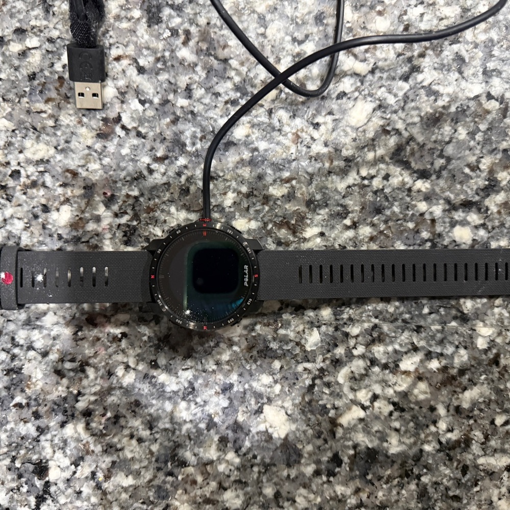 Smartwatch with Black Strap